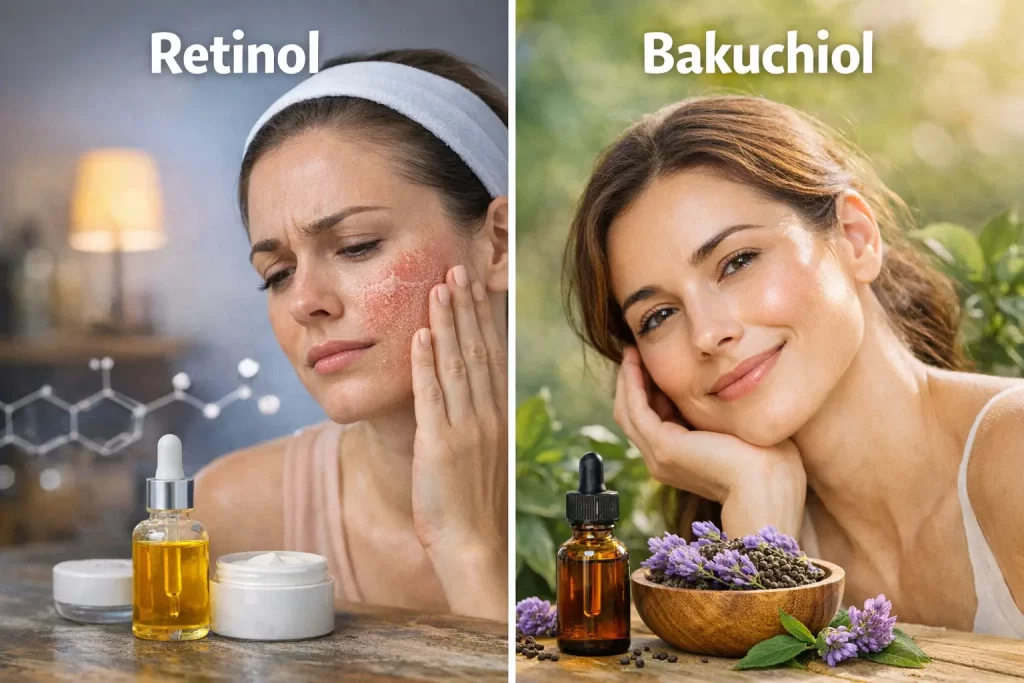 Retinol vs backuchiol